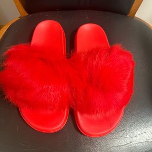 Red women slipper